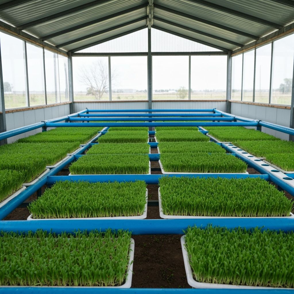 Sistema de forraje verde hidropónico